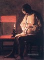 Frauen anziehende Flöhen Kerzenlicht Georges de La Tour